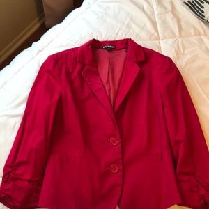 Red blazer